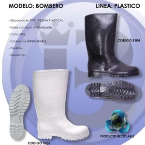 Bota de Hule Bombero