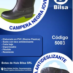 Bota de Hule Campera para Jovén